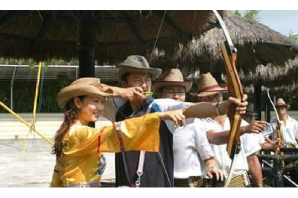 临安民俗射箭05